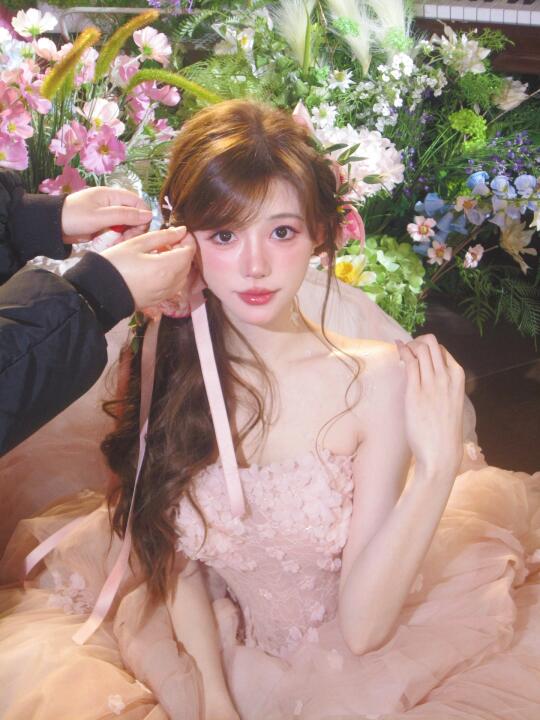 粉色生日写真｜谁能拒绝一场鲜花盛宴💐