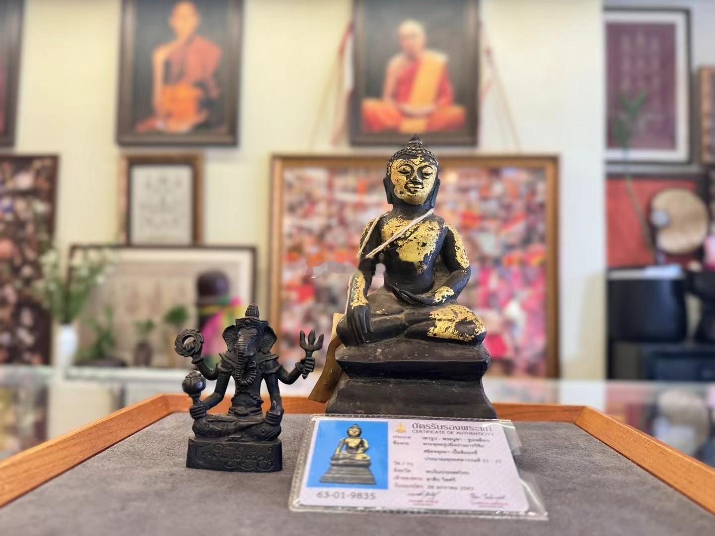 已恭请สมัยอยุธยา阿育塔雅时期古佛✈️恭请供奉型象神一尊✈️ 