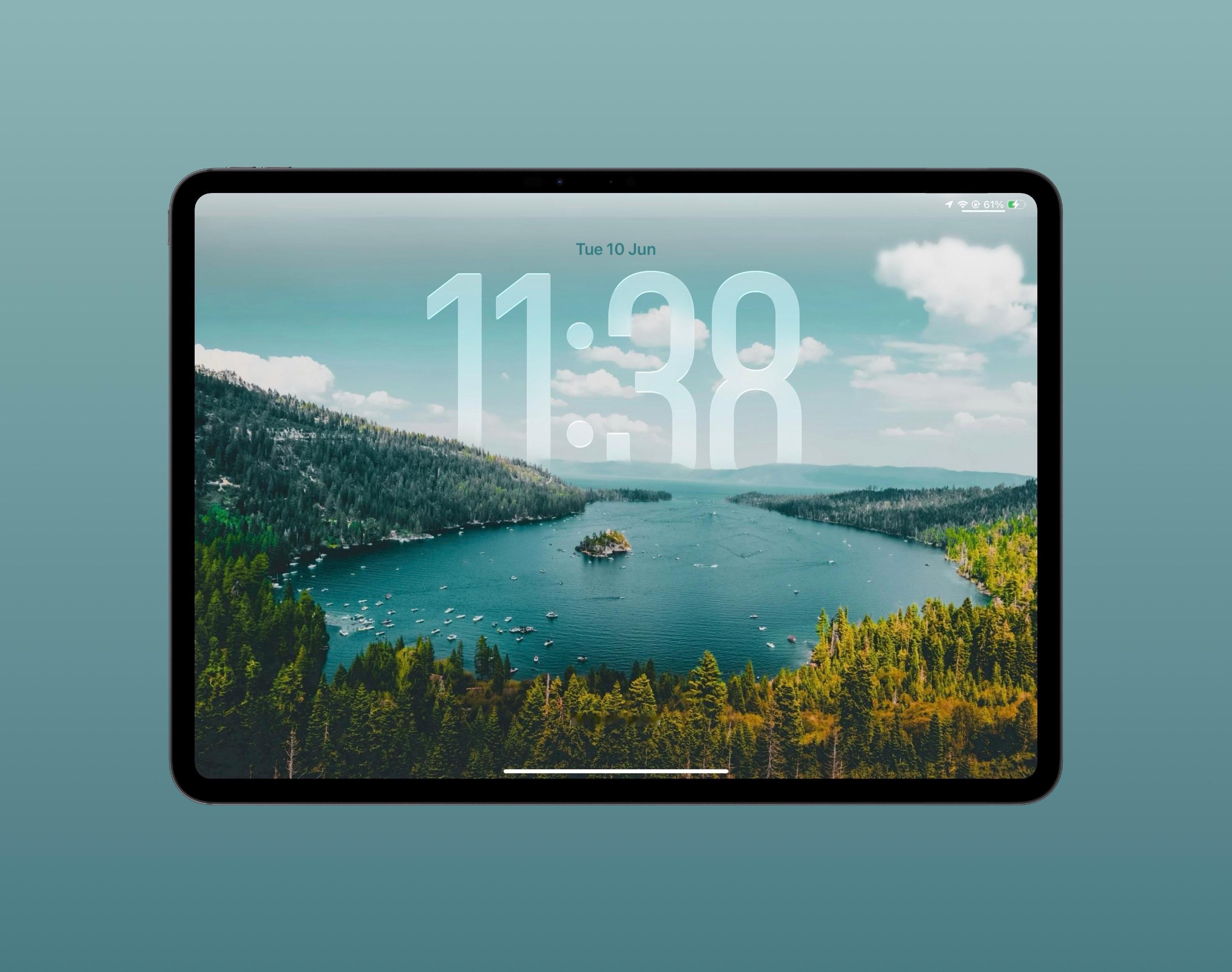 iPad Pro 搭配上 iPadOS 26，这也太好看了[哆啦A梦吃惊][哆啦