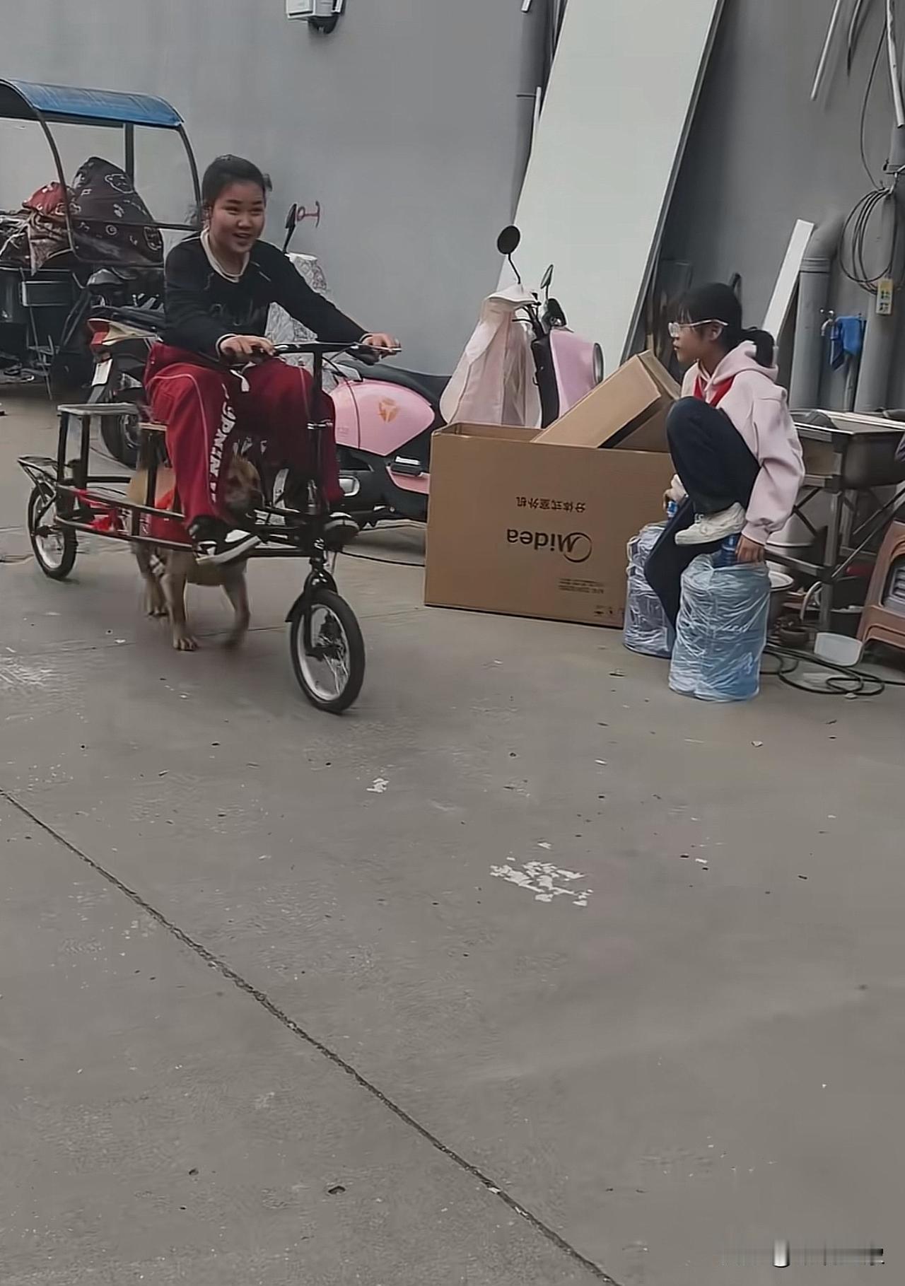 爸爸给姑娘添置的新座驾[笑哭]