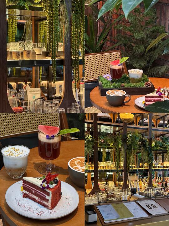 谁能想到在咖啡店里就能实现公园20min啦☕️