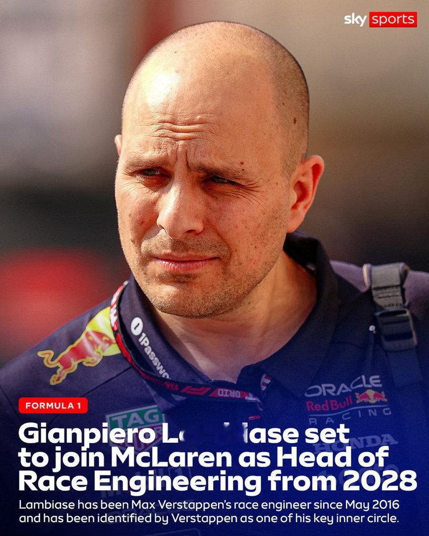 Sky Sport News：GP将于2028年加入迈凯伦车队，担任比赛工程主管