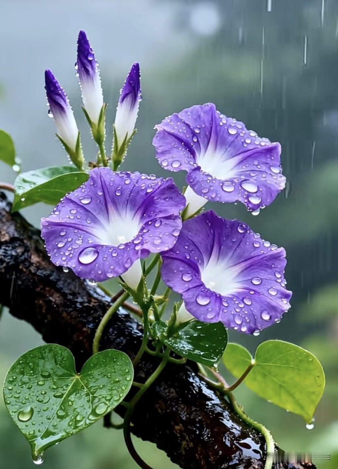上联：问雨雨不语
   下联：看花花无言