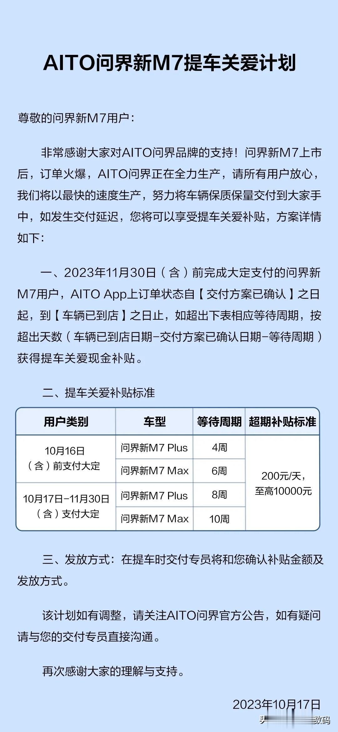 问界，这一波格局直接打开~

随着问界M7的大定爆单以及不少地区警务系统开始采用