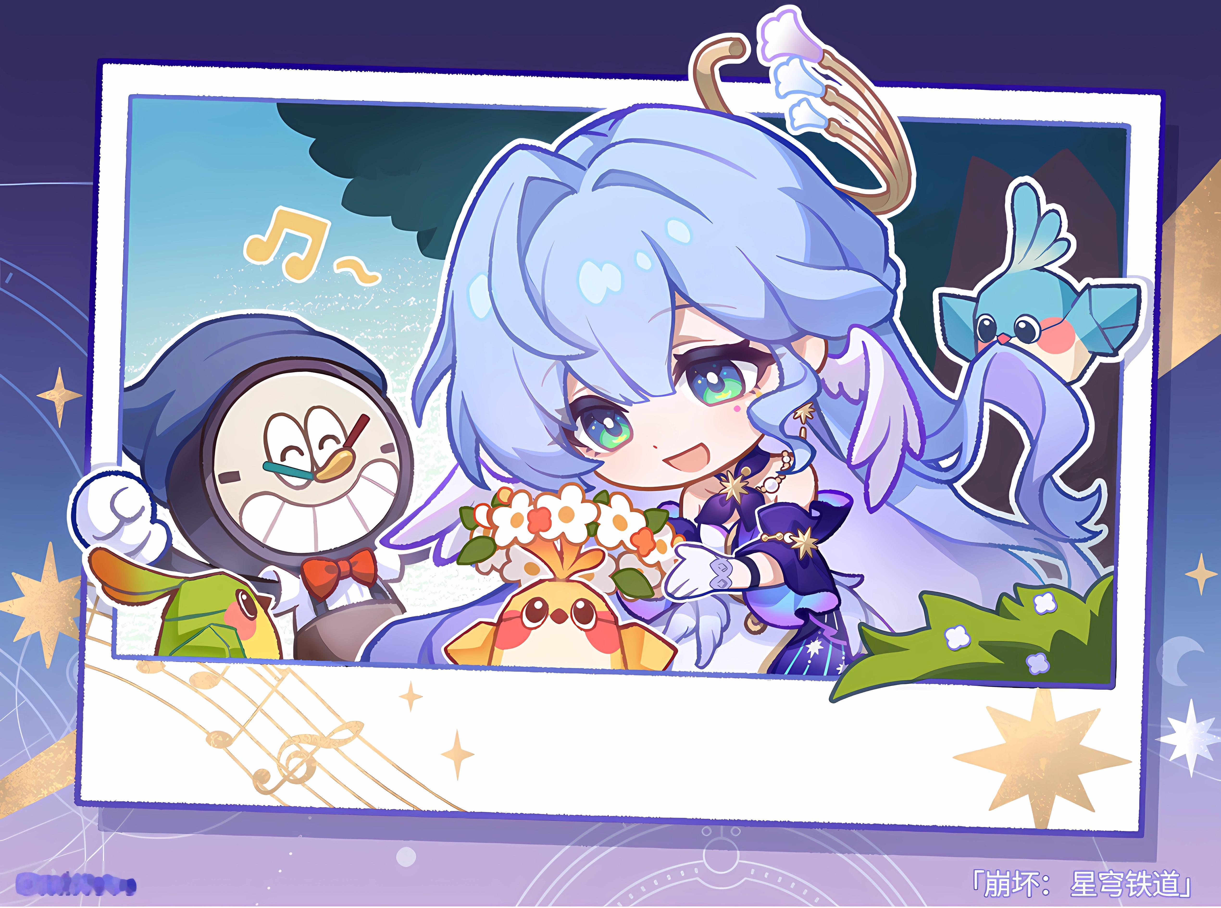 #星穹铁道2.2##星穹铁道日常# 📢【萨姆展览馆】知更鸟名片高清修复了下，拿