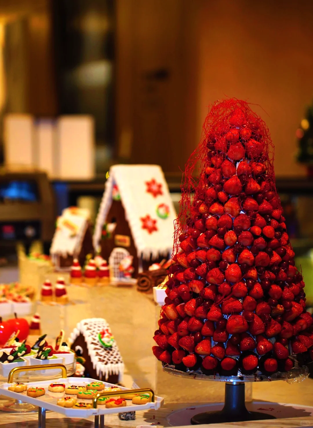 为了这“草莓🍓圣诞树🎄”在成都璞悦享受生活