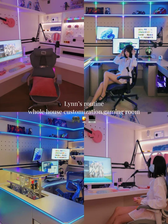 8㎡女生快乐屋：送自己小时候最想要的电竞房