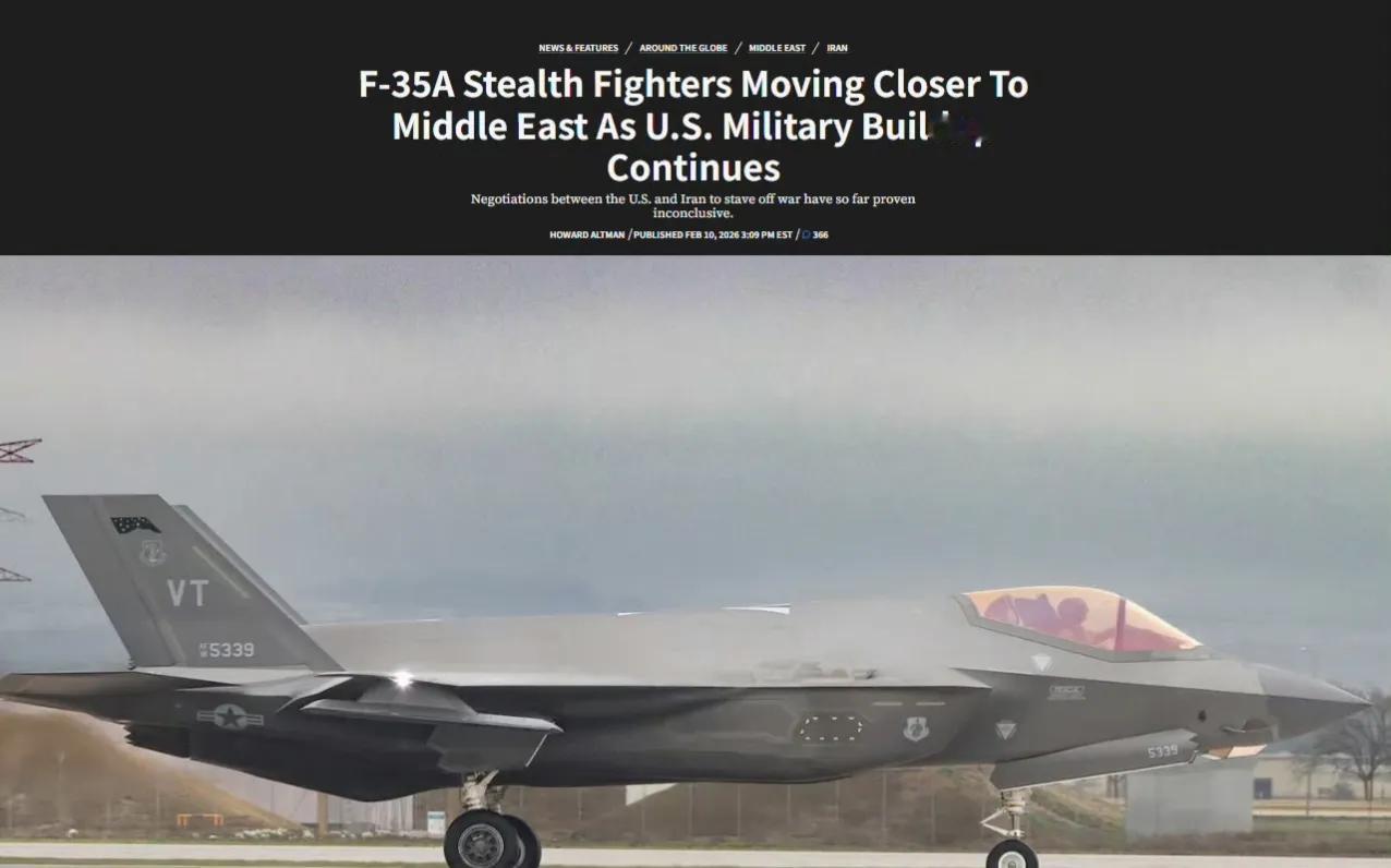 美国空军国民警卫队第158战斗机联队在过去一周从佛蒙特基地向约旦穆瓦法克·萨尔蒂