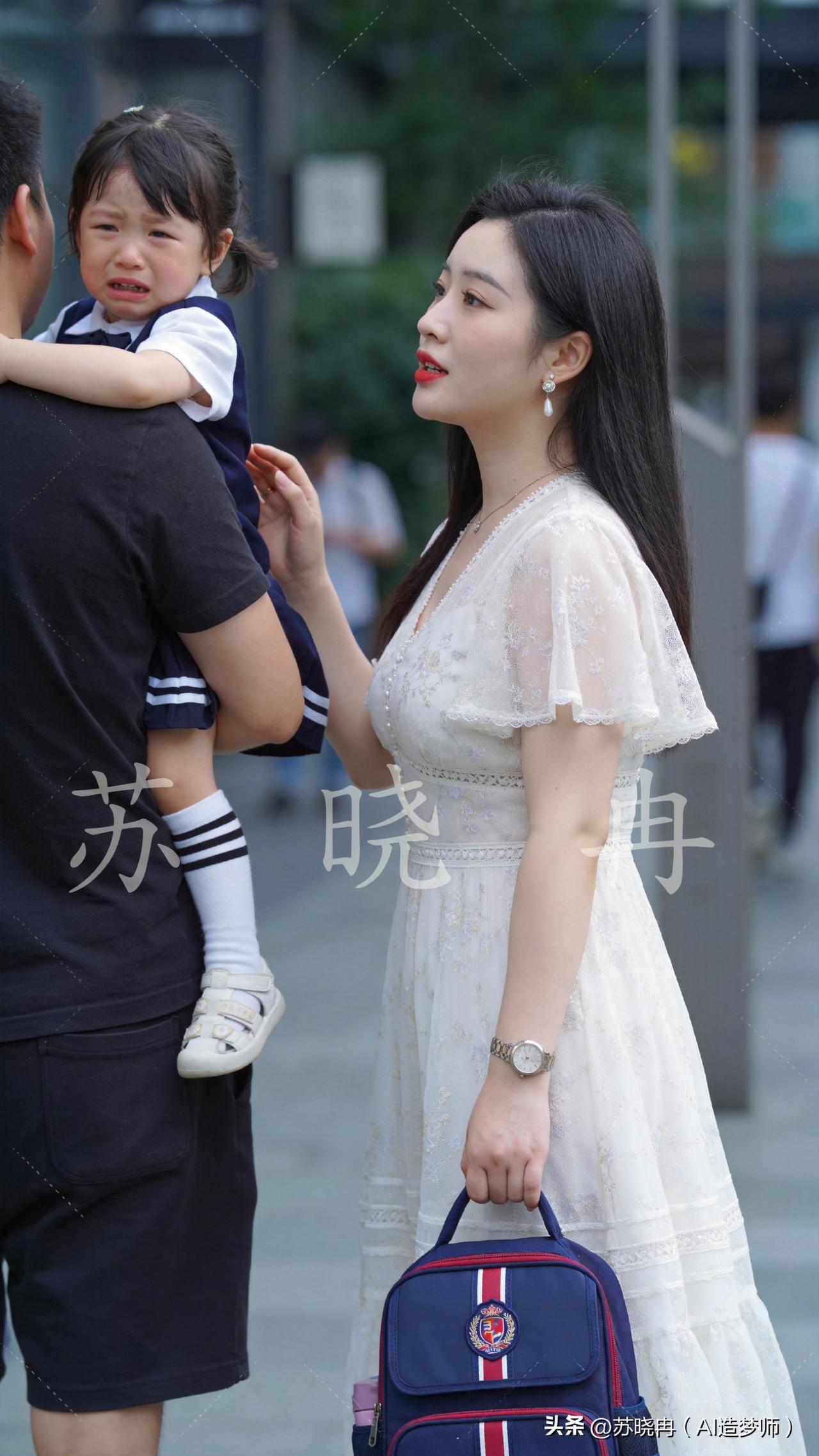 孩子被幼儿园逃生演练吓哭不敢上学？这样开导最管用

早上送娃上学名场面：女儿抱着