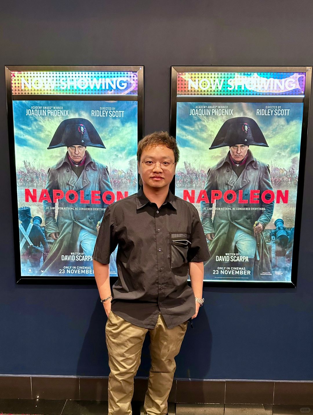 《拿破仑》首映，老雷+凤凰叔=拿破仑本是王炸！结果有点唏嘘首映观影有点寒酸哈哈，...