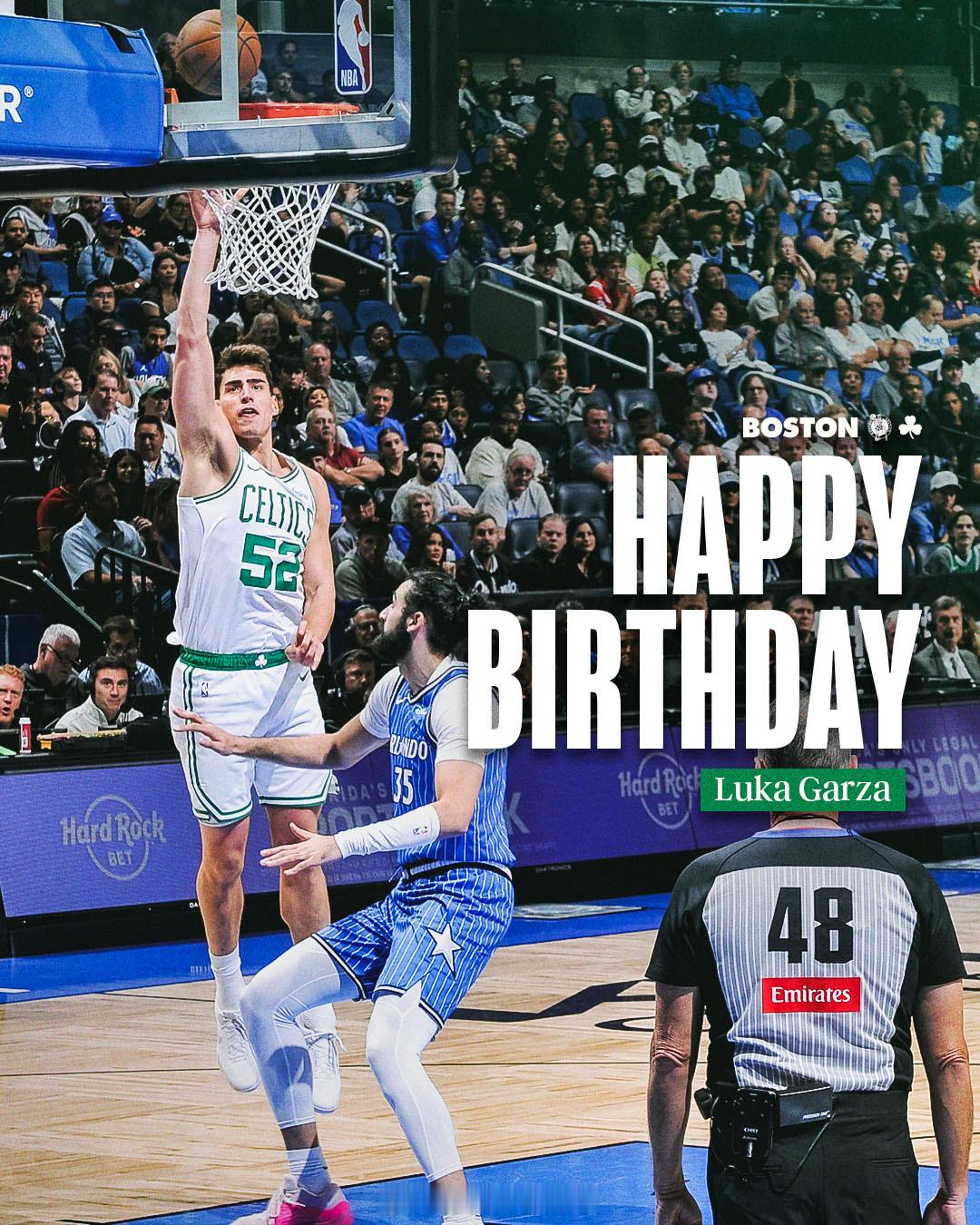 卢卡-加尔扎27岁生日快乐🎂 