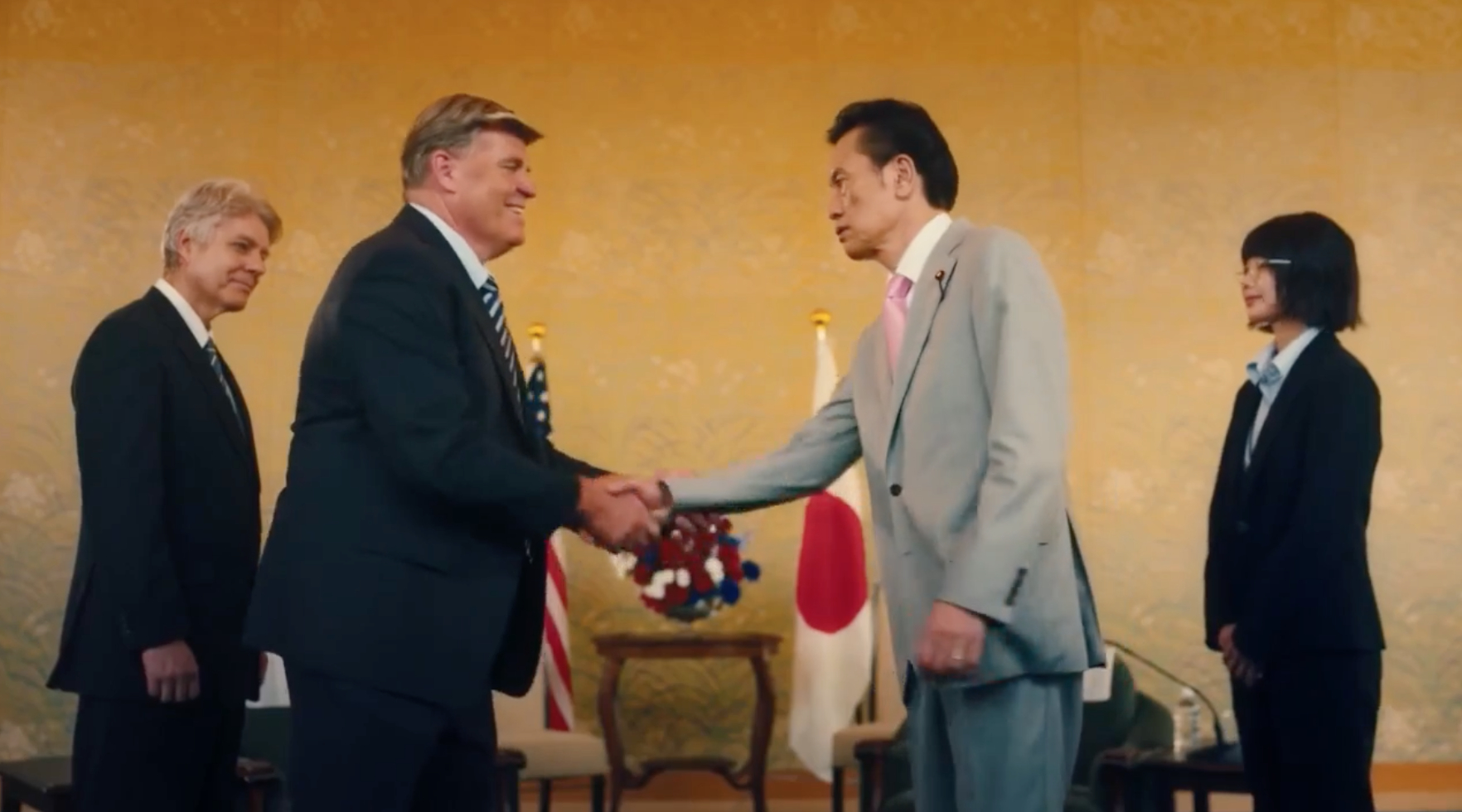 「民王R」里的美国总统「恶魔的破坏」里的美国总统 #特朗普赢得2024美国大选#