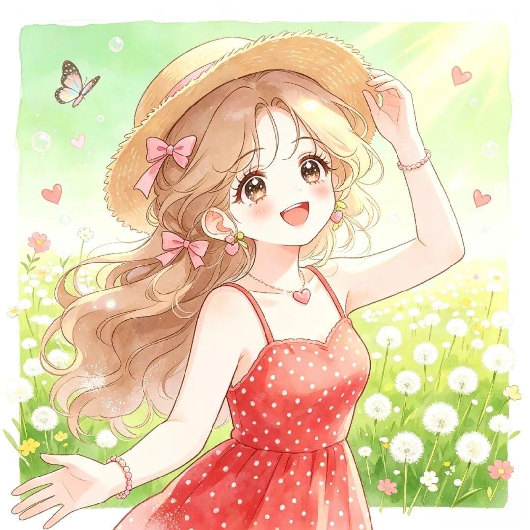 女生头像｜揣着鲜花，去海边遇见好天气