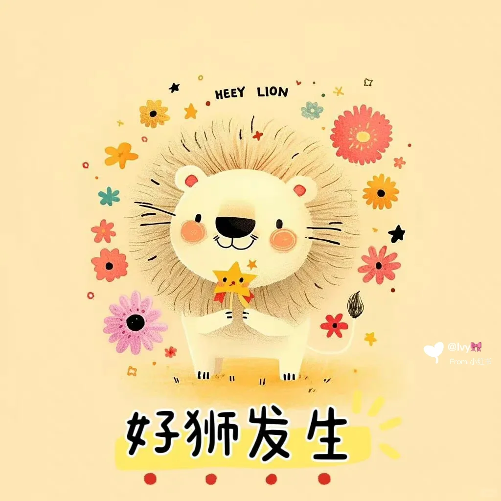 祝小狮子们🦁生日快乐🎊