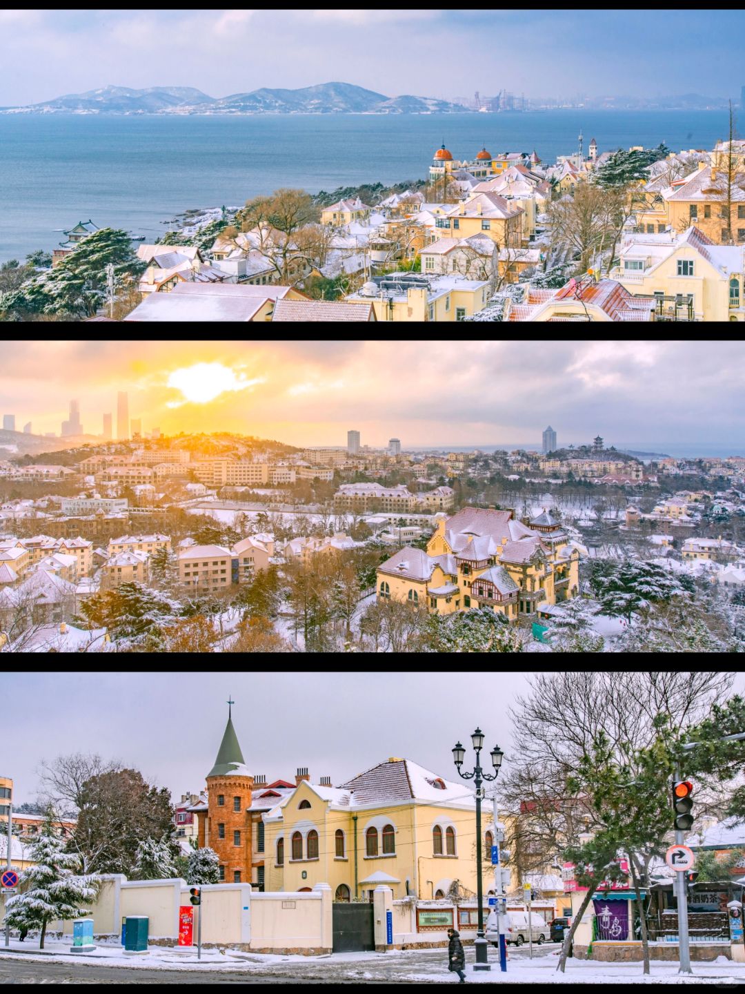 该怎么称呼雪后的青岛?不如就叫冰岛吧