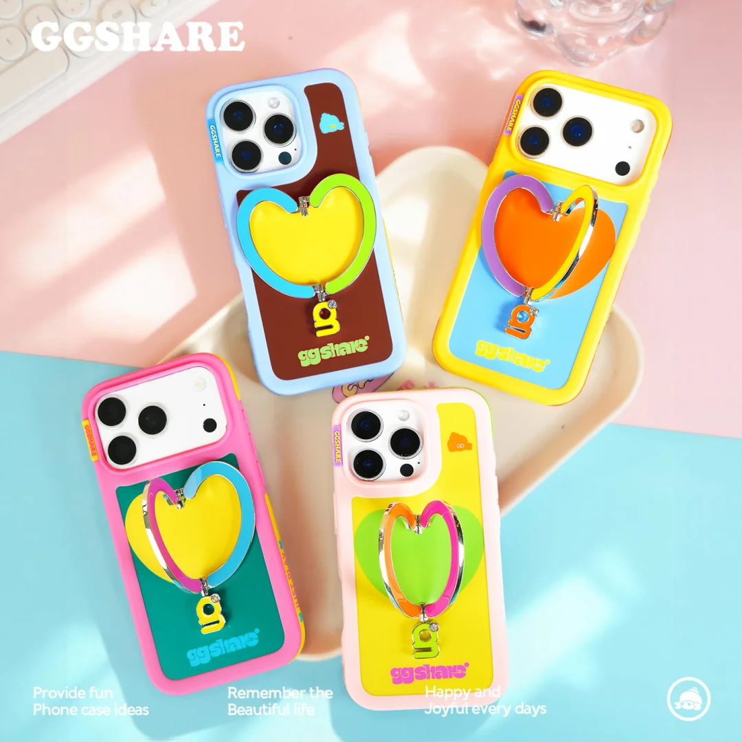 怦怦心动！一体金属支架手机壳太香了✨