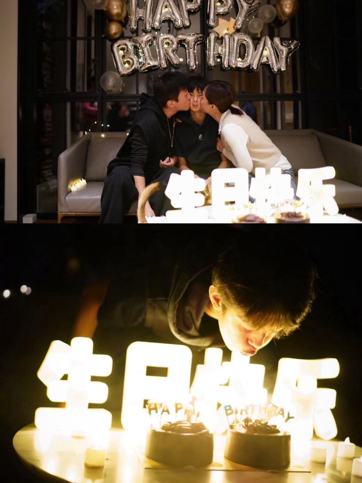 等等年满14岁！邓超孙俪为儿庆生，曝等等刚出生时，夫妻俩因为第一次当爸妈不知所措