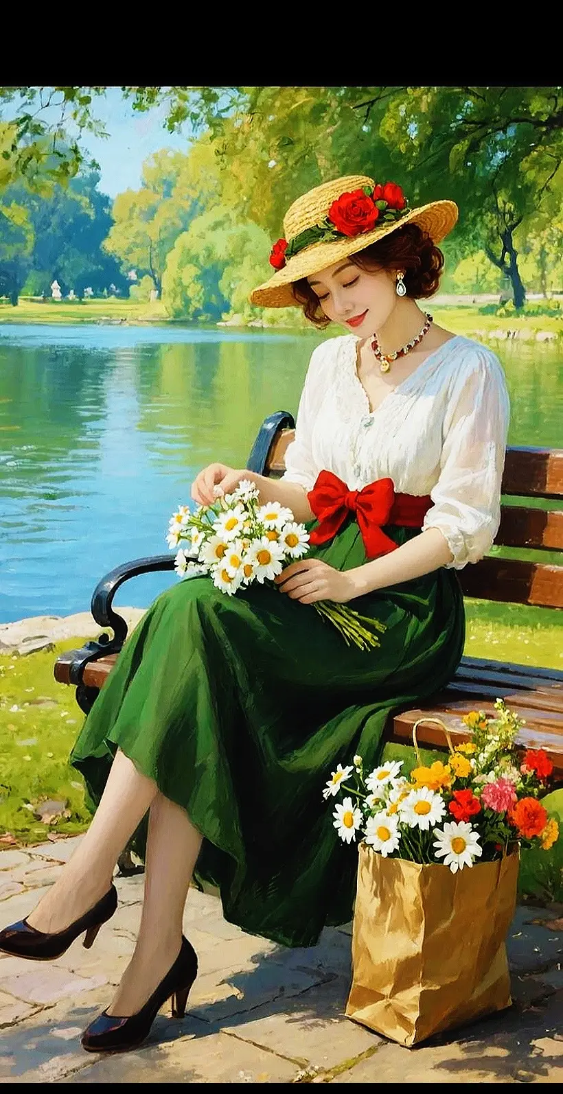 随变ai随便玩 AI湖畔油画风 广告分成伙伴计划玩法达人