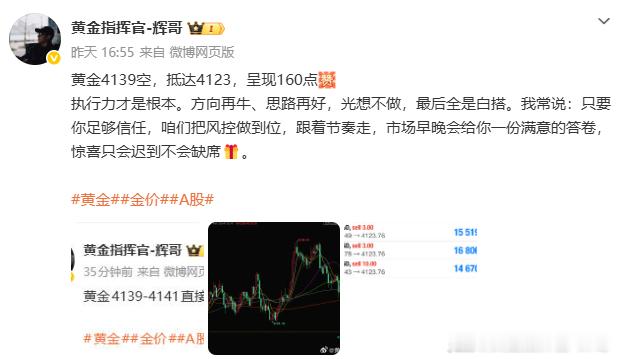 【7.7周二总结】共部署4单合计：410点黄金4141空→4130       