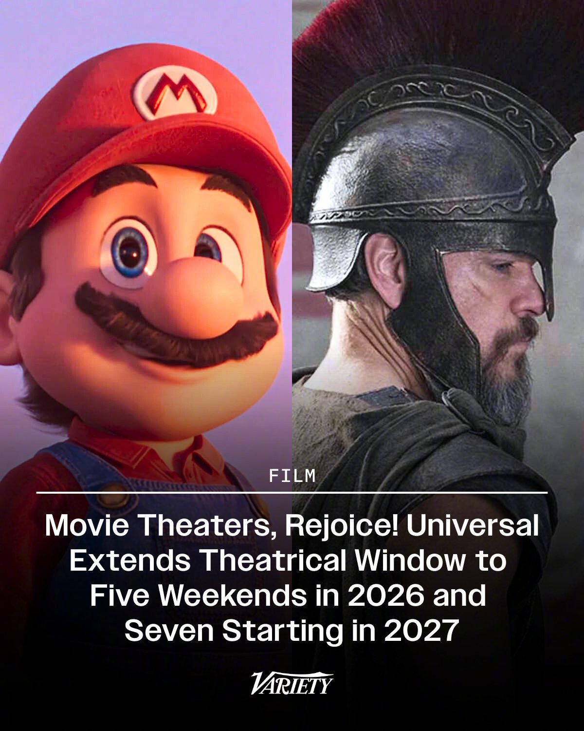 环球影业延长影片在影院上映的窗口期：其出品的电影在进入家庭娱乐市场之前，2026