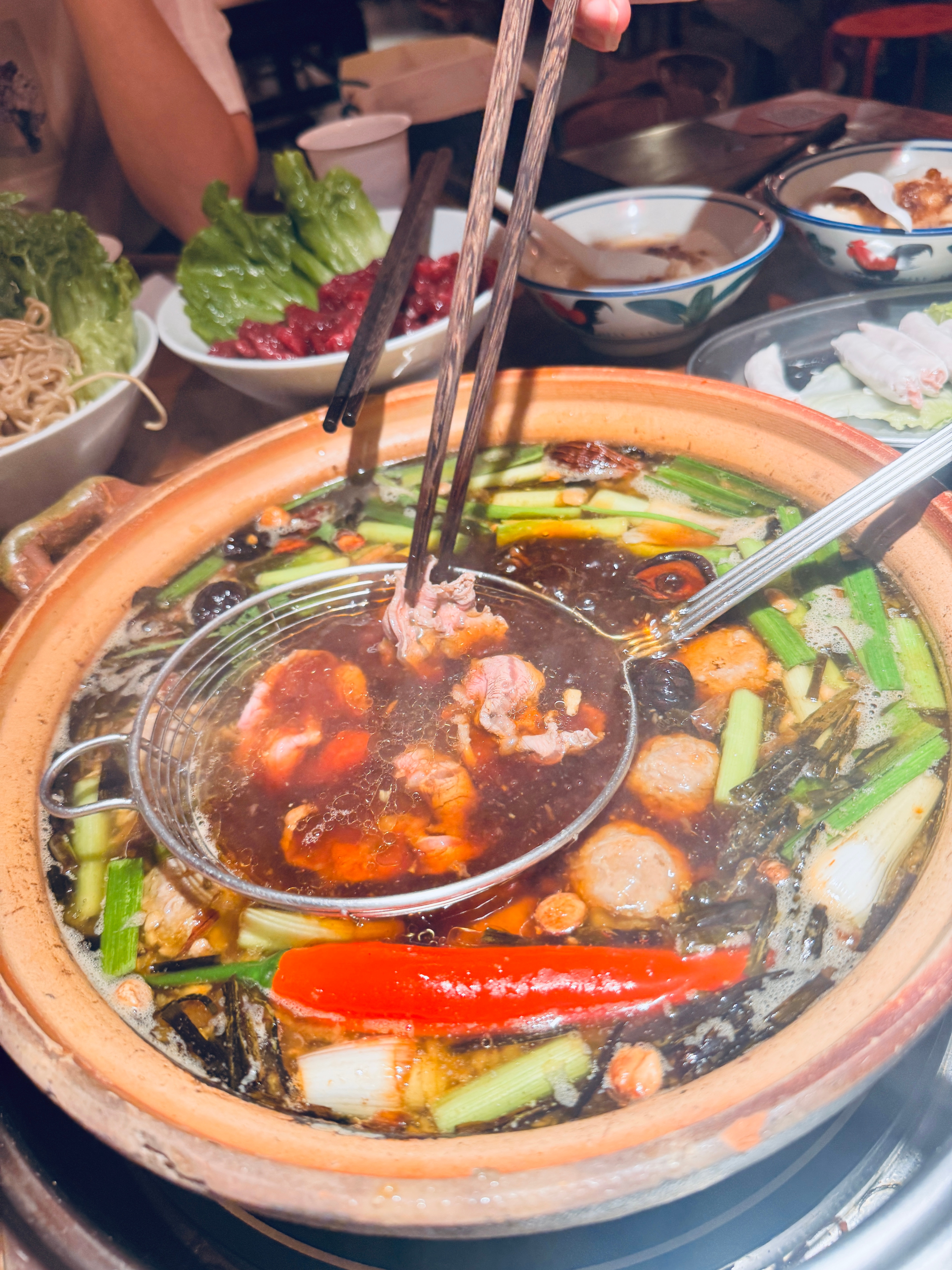 卤水火锅，尝试一下[干饭人] ​​​