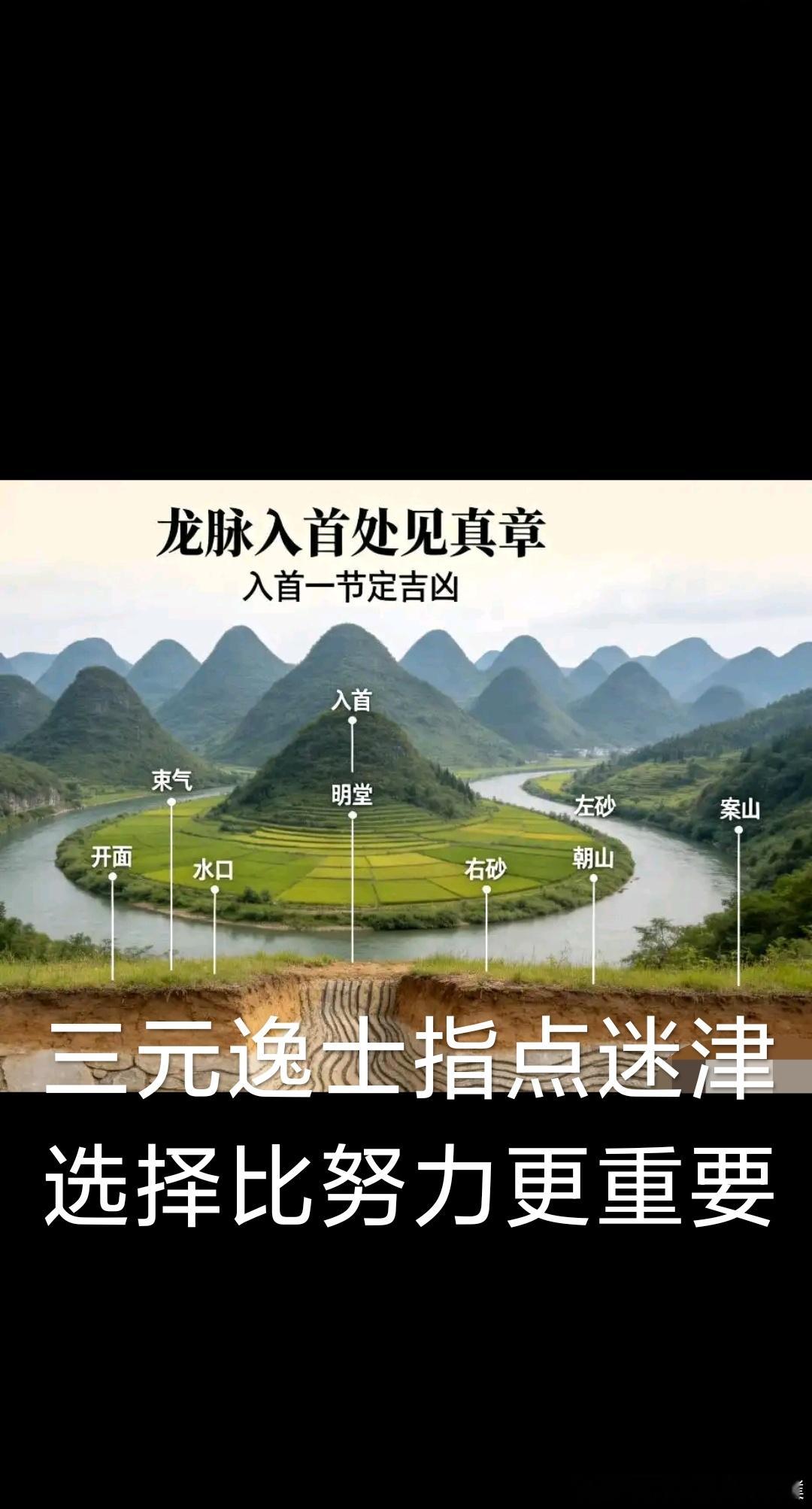 龙脉入首处见真章：入首一节定吉凶，地理明师不轻传的40条入首要诀￼各位易友，咱今