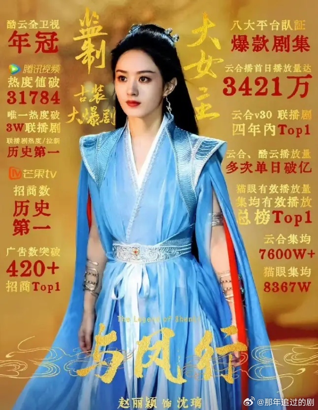 张凌赫田曦薇《逐玉》收官！双平台广告去掉角标之后，爱奇艺201广，腾讯188广，