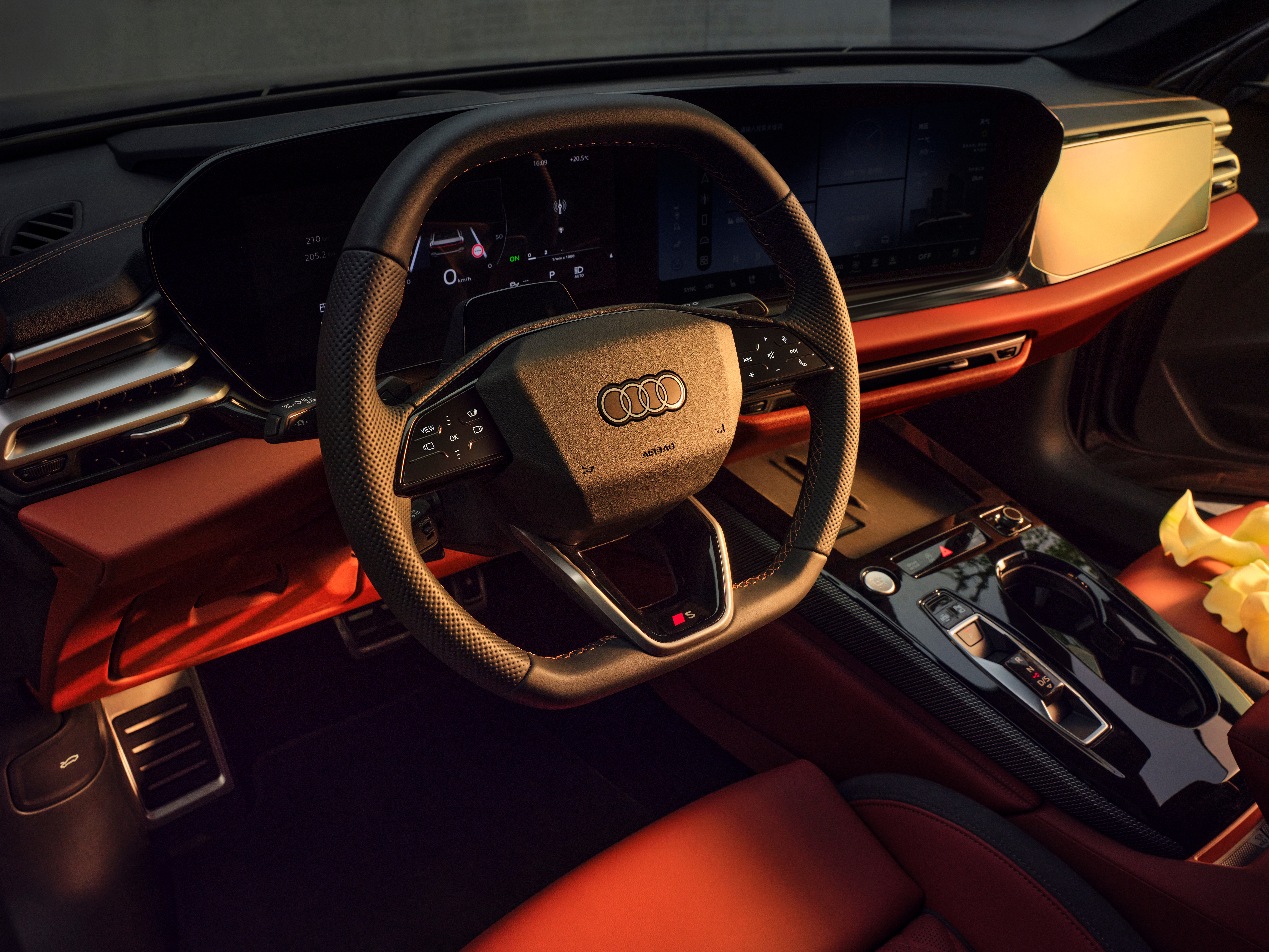 2025年设计上海、一汽奥迪A5L在2025设计上海现场，奥迪携一汽奥迪A5L打