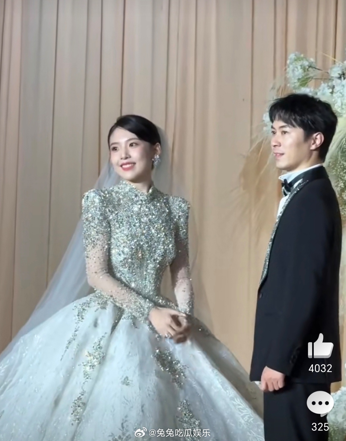 章若楠三妹结婚了，一家子颜值都好高啊章若楠三妹结婚 ​​​