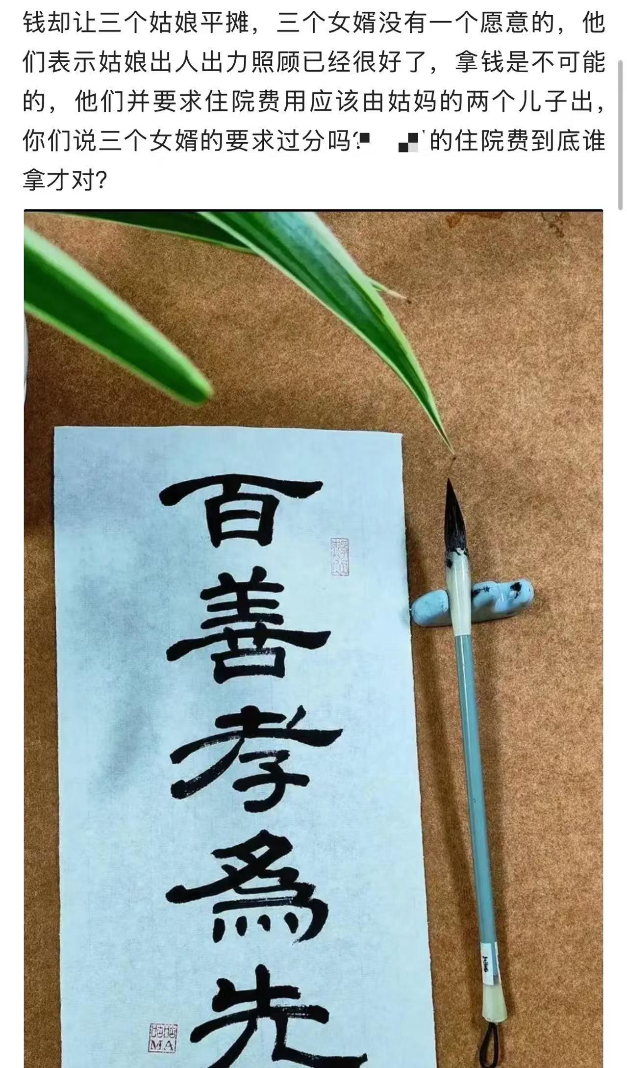 大妈生病住院手术花了18万，想让3个女儿和2个儿子均摊。可3个女婿却不同意，他说