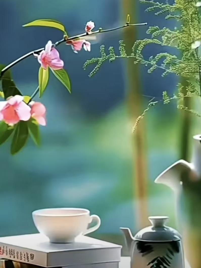 自况
扫尽陈年俗世尘，
潜心酌韵结良邻。
长吟风物胸怀远，
安享清欢四季新。