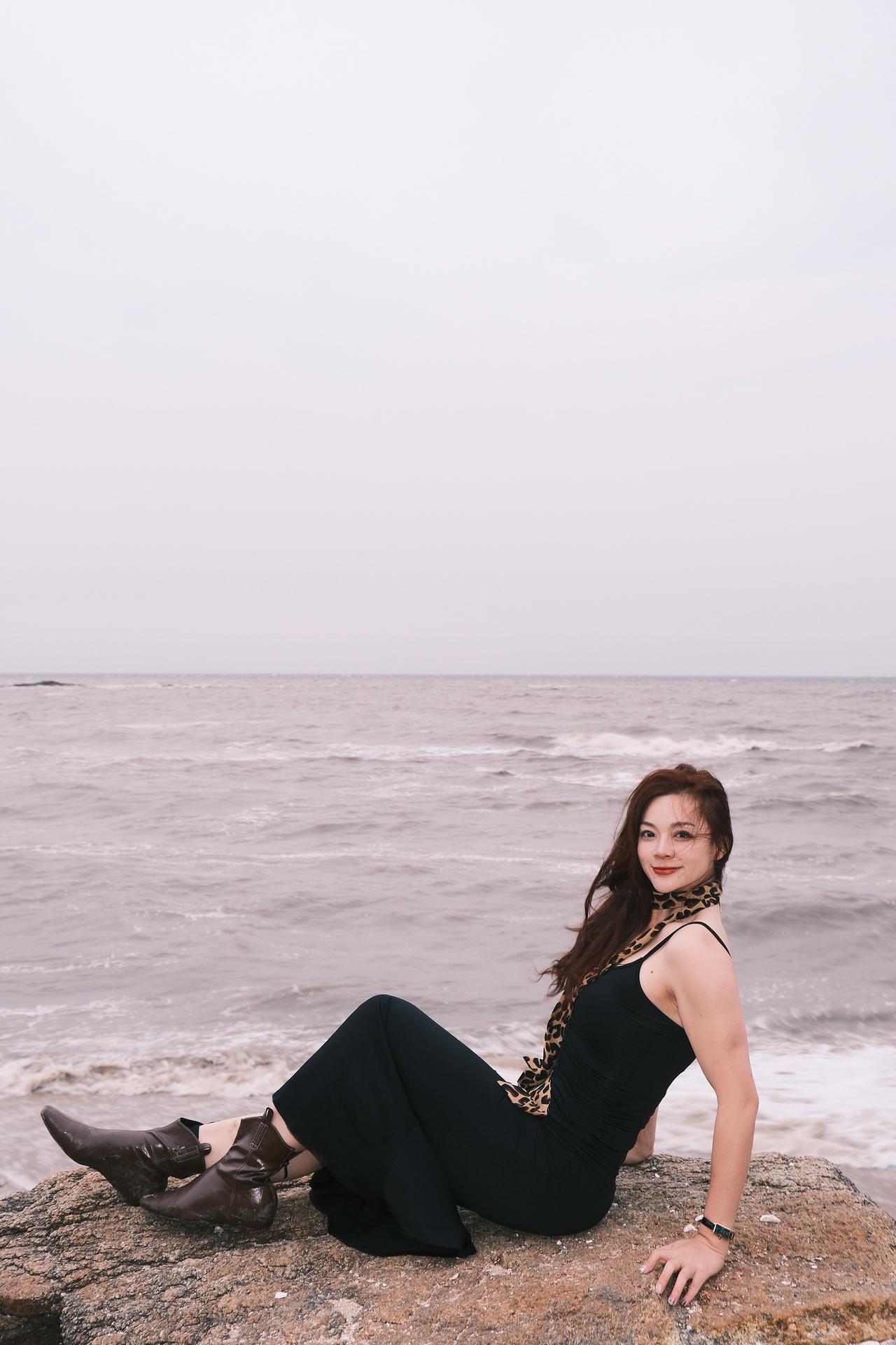 老娘与海 超凡奶粉在中国第二季健身女孩 海边