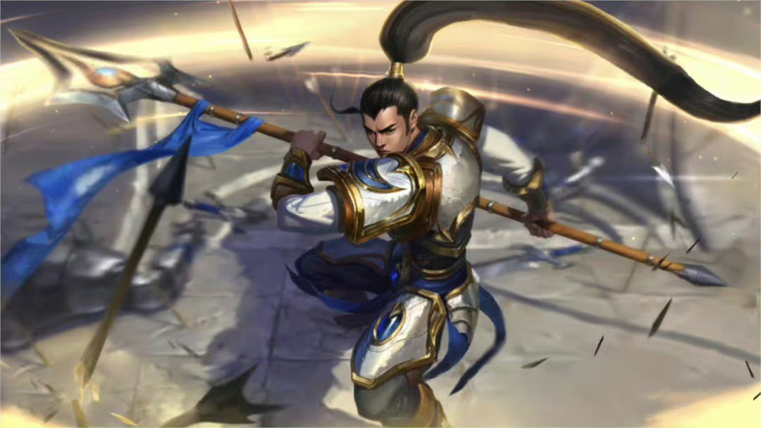 lol手游4周年嘉年华德邦总管 赵信 Q(1)技能：三重爪击● 200 → 22