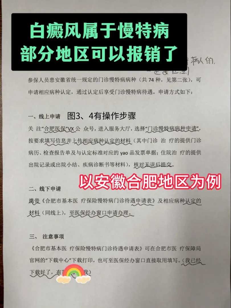 关于白癜风门诊治疗能否报销的问题，其实是很多人关心的一个点。今天我们就...