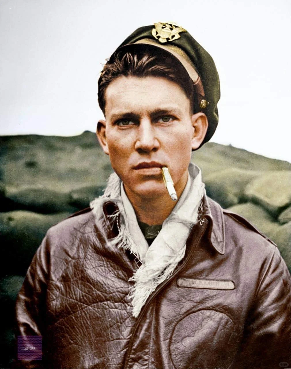1943年，美国陆军第11航空队飞行员在阿拉斯加阿留申群岛。 阿留申群...