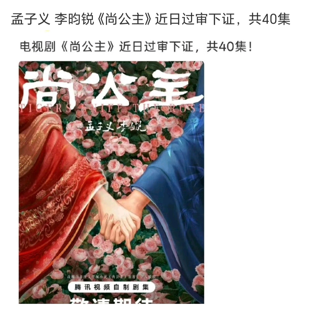 尚公主下证孟子义李昀锐尚公主过审下证！！！ 