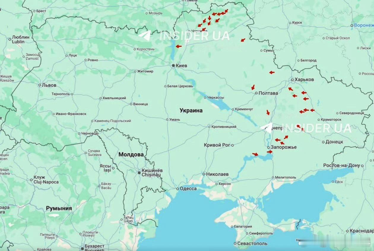 俄乌局势新进展俄乌冲突 莫斯科时间午夜12点左右，敌方抱怨称，天竺葵无人机群正朝