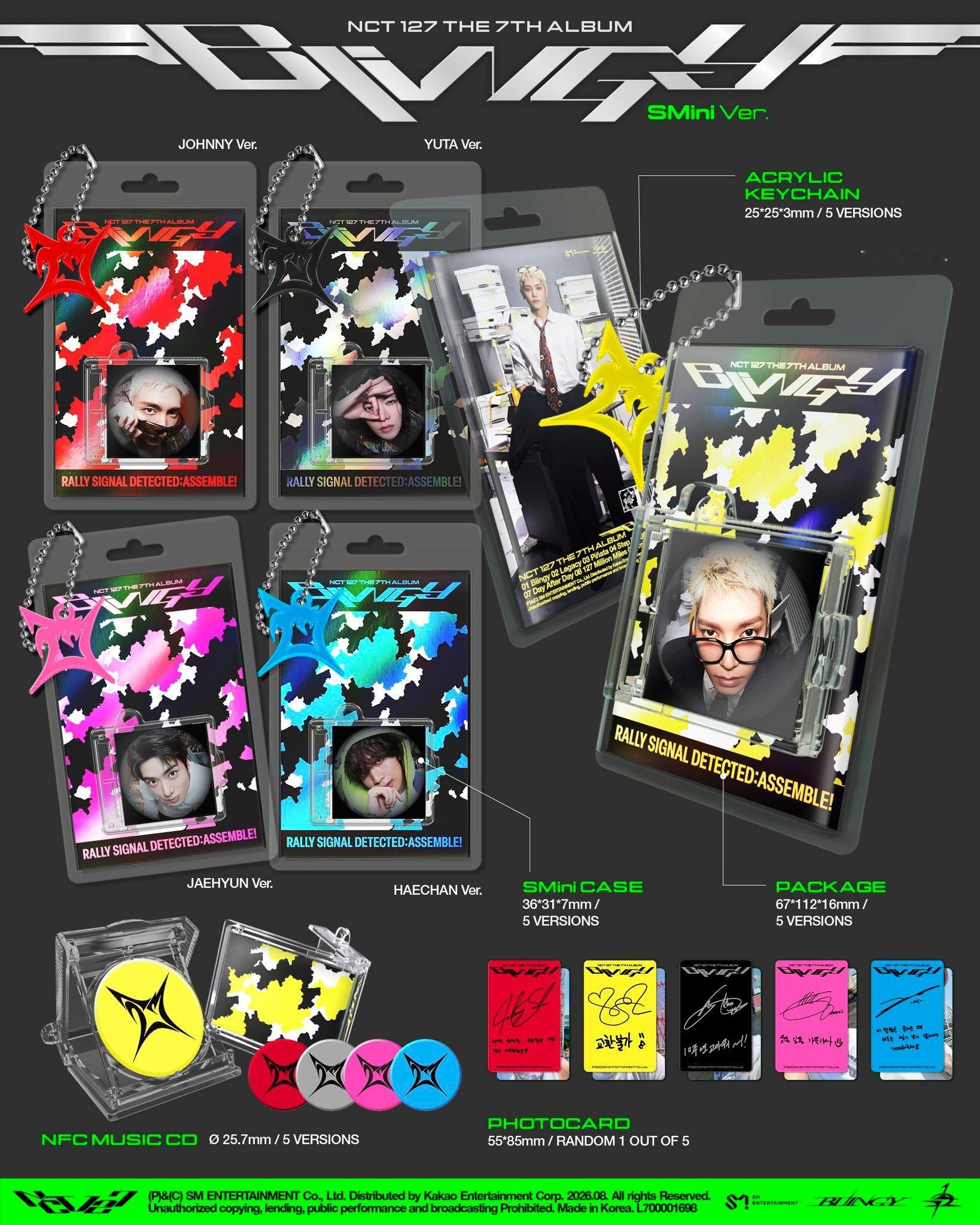 NCT 127 【BLINGY - The 7th Album】 Album D