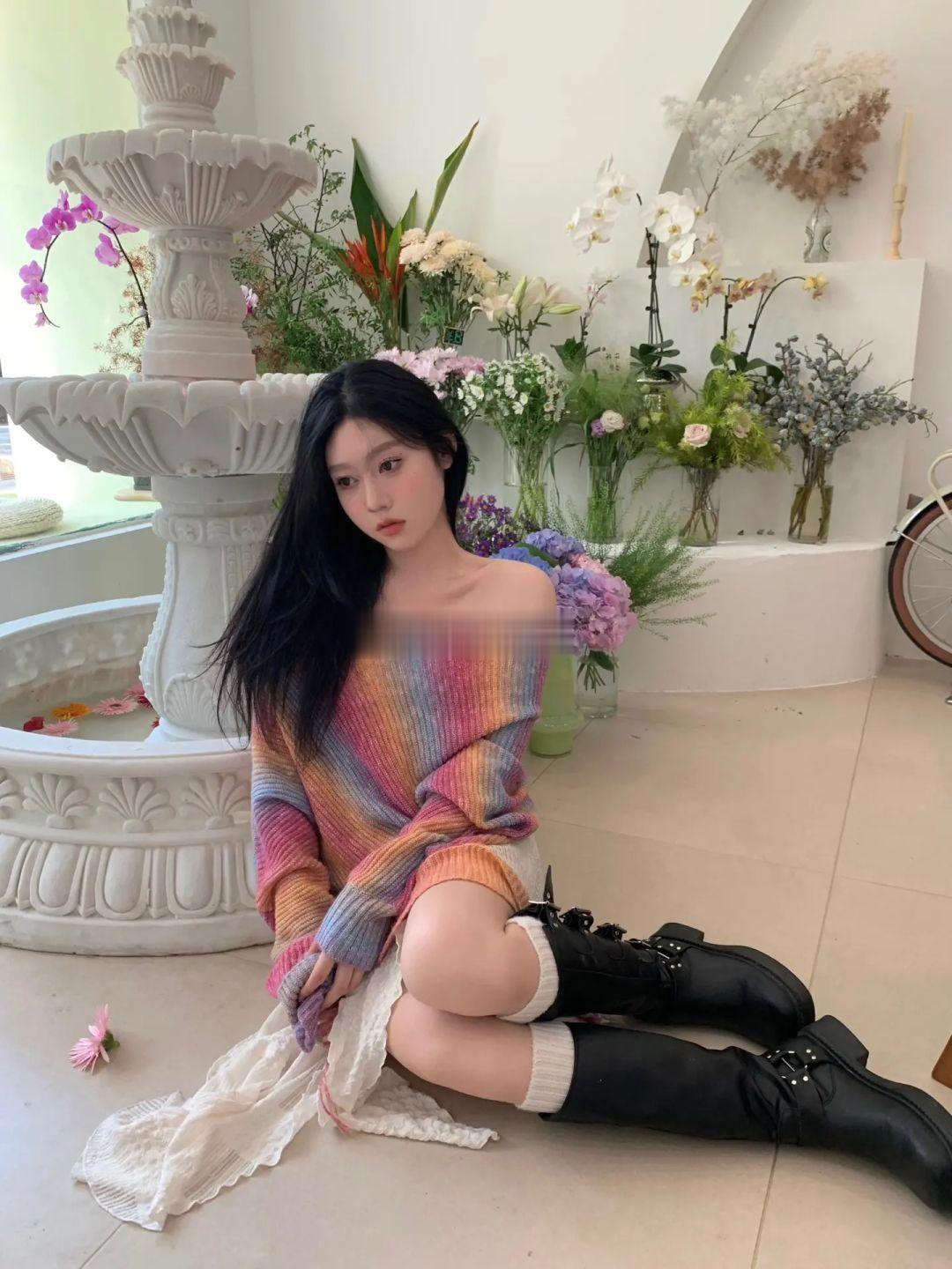 秋季混搭一下⁺◦. ♡花与少女