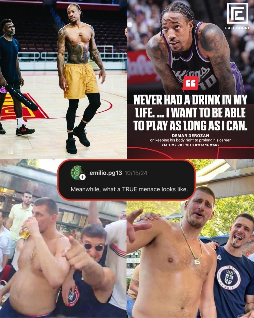 约基奇：我就喝酒咋滴了[笑而不语]nba ​​​