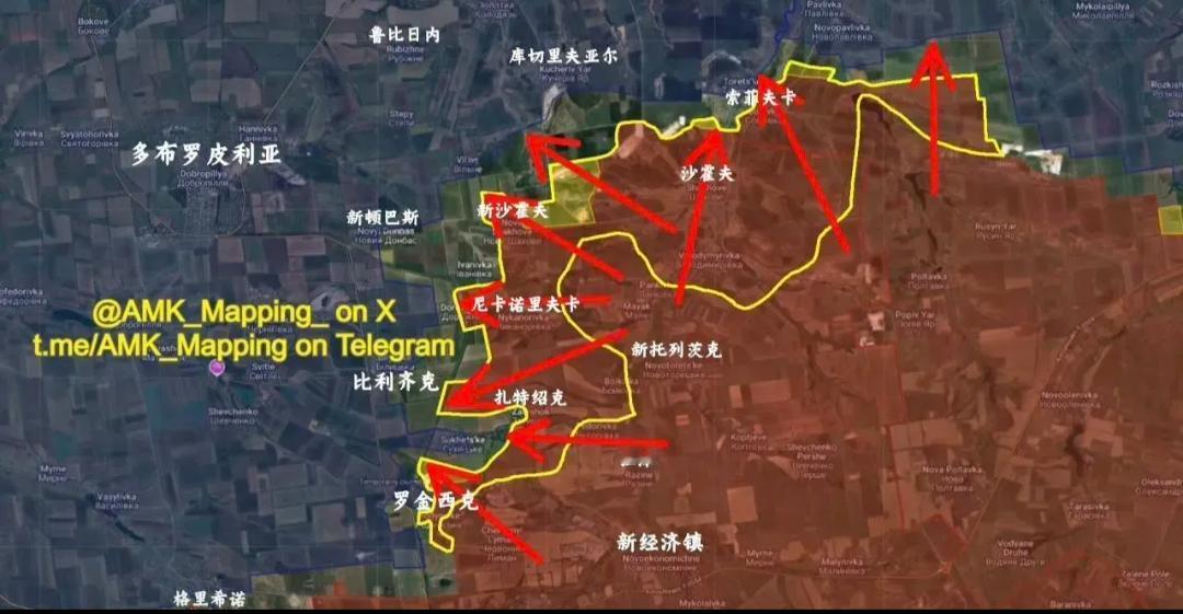 红军城以北的多布罗皮利亚方向已经很长时间没有受到关注了，尤其是乌克兰方面基本不提