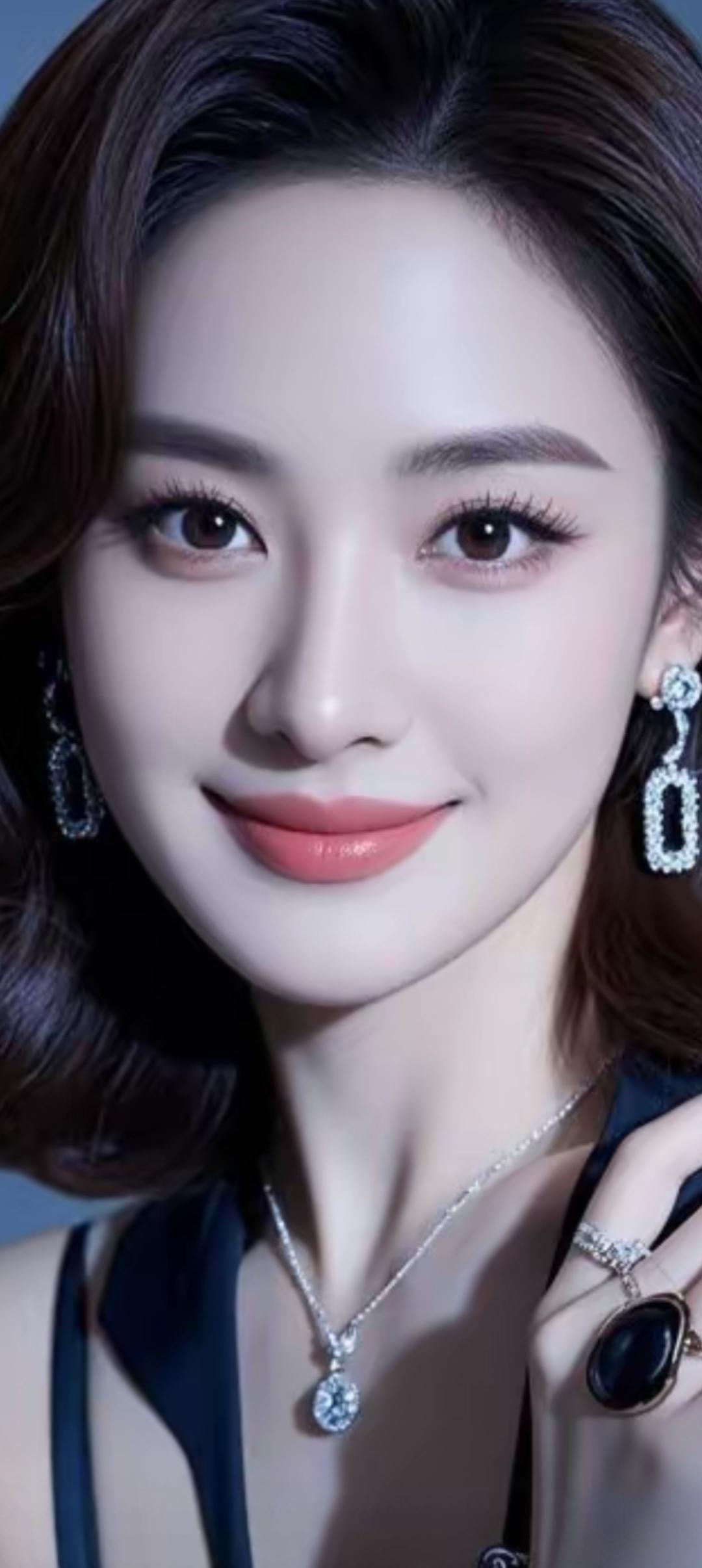 优雅气质，闪耀珠宝，完美女神！💎✨