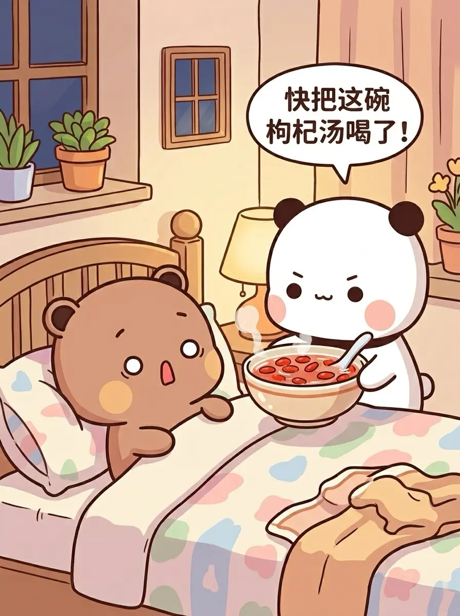大郎，起来喝药了~。