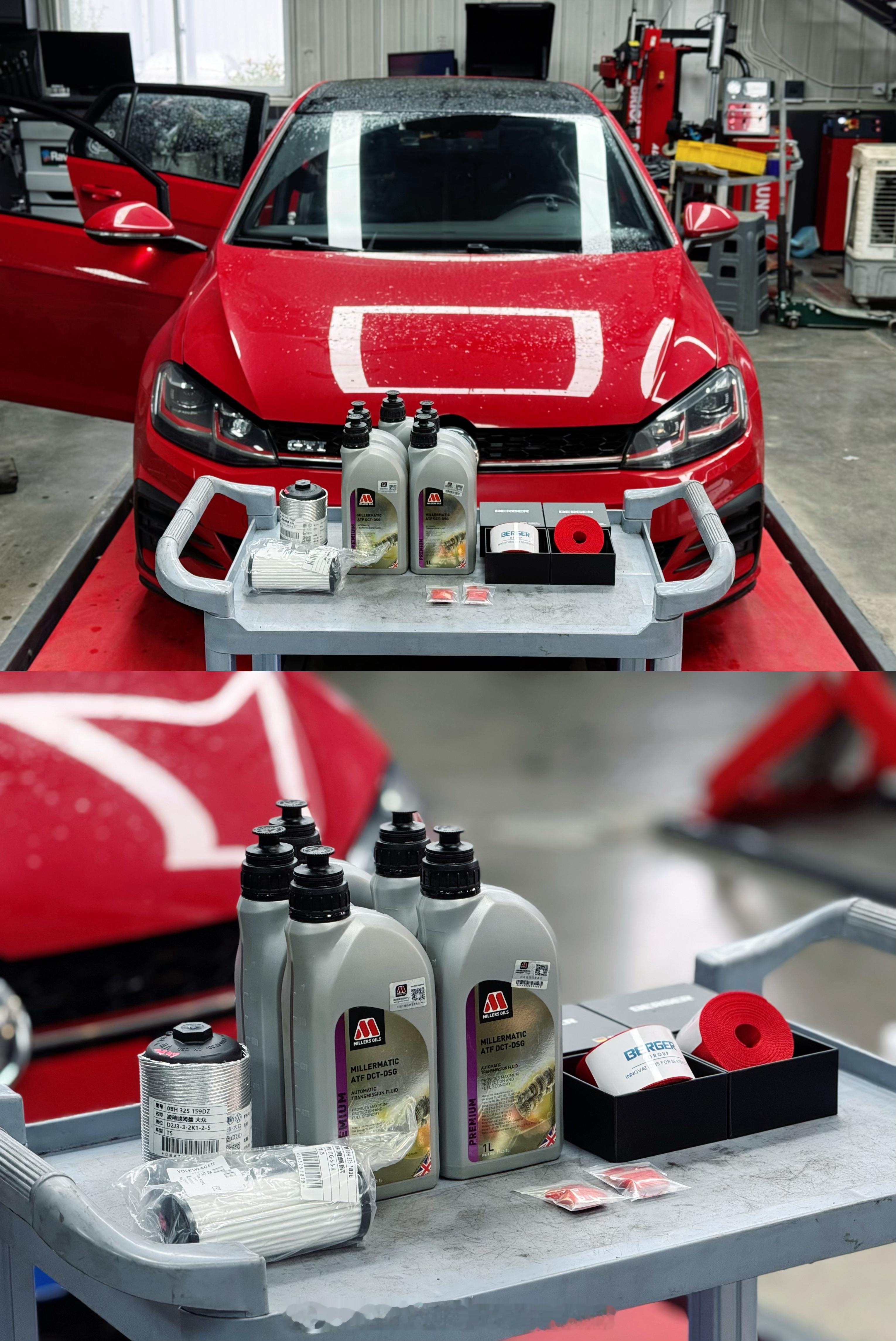 高尔夫GTI整备升级：🇩🇪Berger彩色安全带，搭配车身颜色情绪价值拉满；