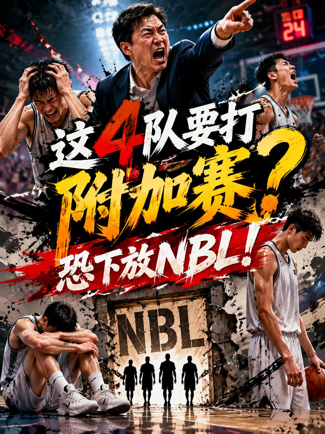 CBA新赛季打附加赛的4支球队，大概率就是他们，如果他们无法度过这道坎的话，还真
