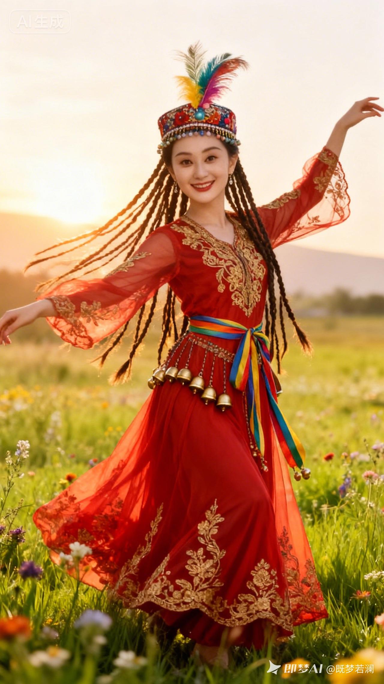 在花海中翩翩起舞，感受异域风情！