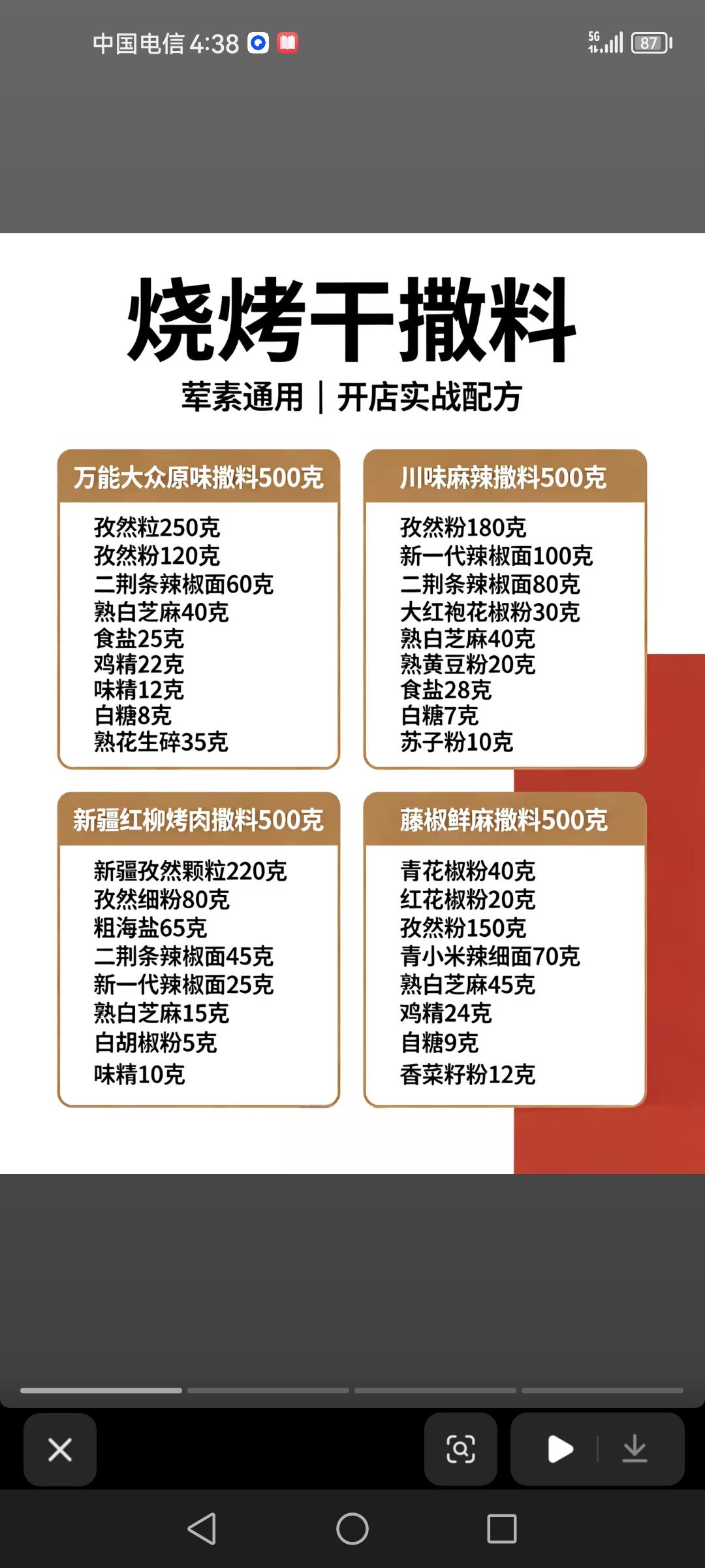 烧烤干撒料，烧烤湿蘸汁，烧烤干蘸料，烧烤刷酱，