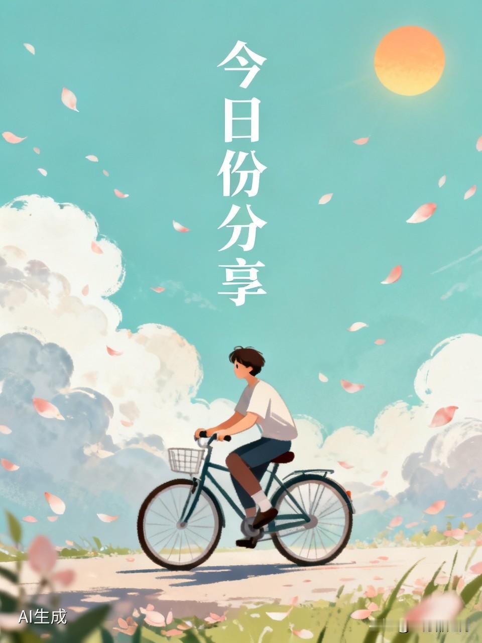 今日份分享
早上刚刚下班的路上
感觉腿像灌了铅一样
自行车迎着呼呼的风
忽然
顺