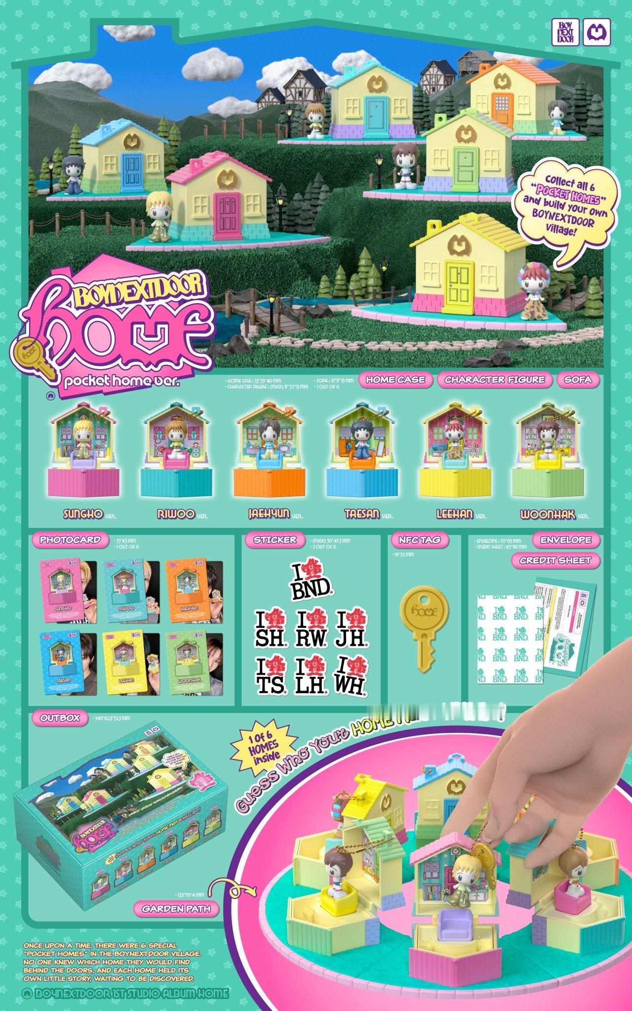BOYNEXTDOOR [HOME] (POCKET HOME ver.)- 预