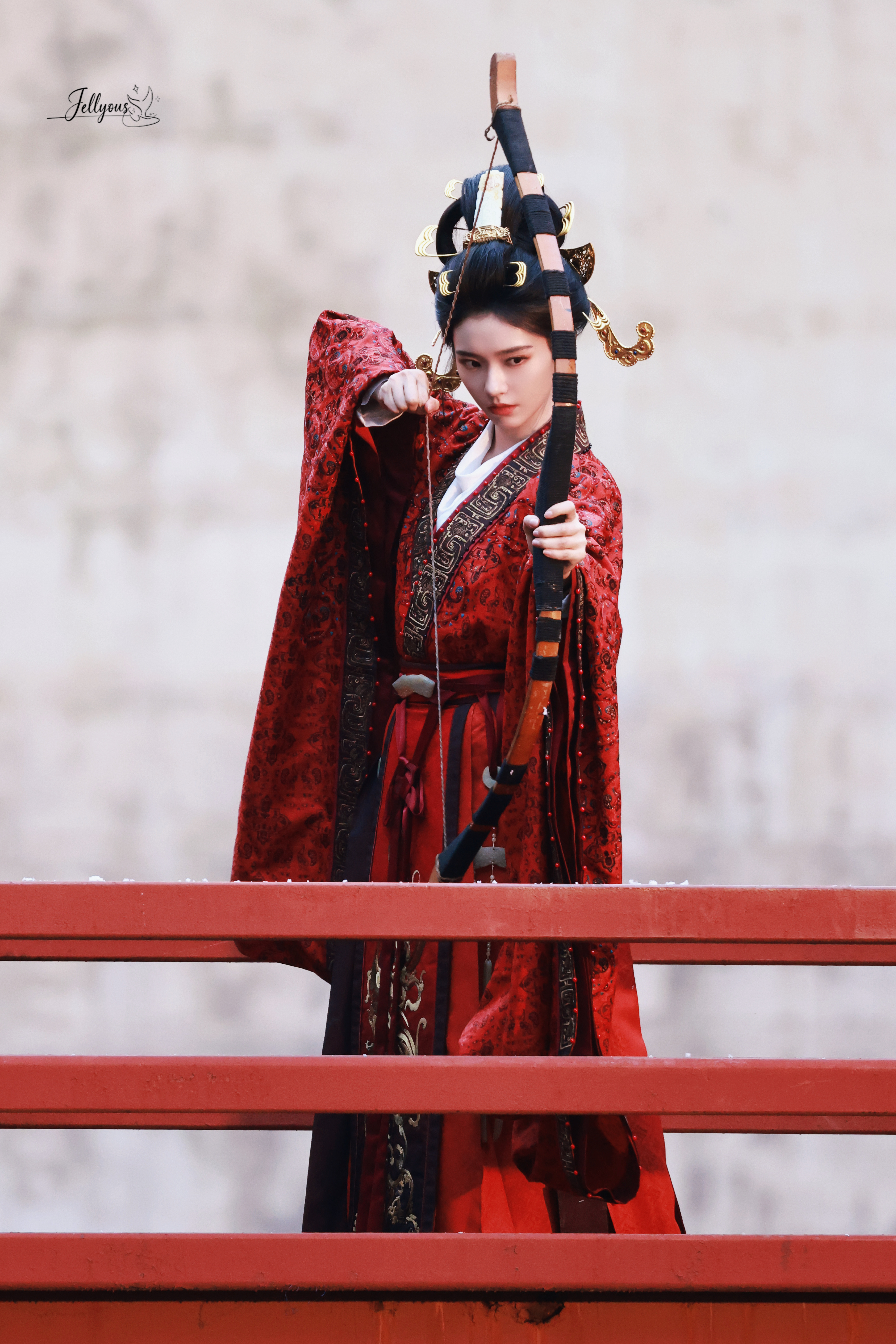 超漂亮有质感的红衣～～～林允 《归鸾》 